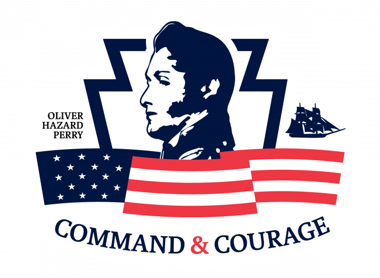 Comman & Courage Oliver Hazard Perry logo